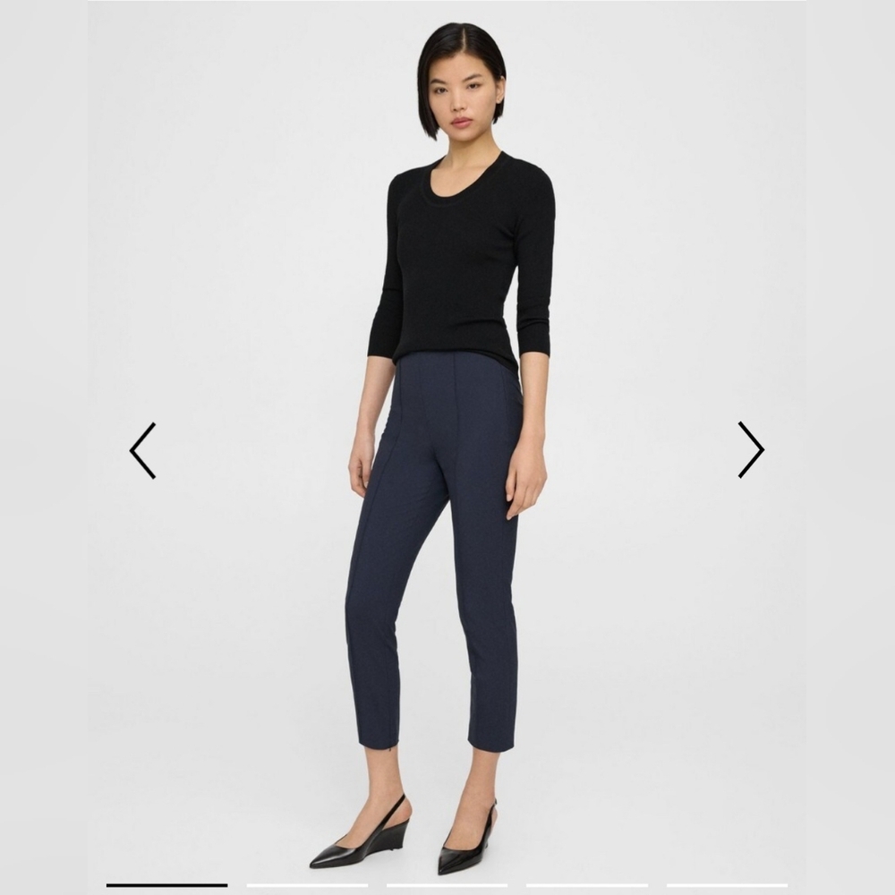 Theory Nocturne Navy Traceable Wool